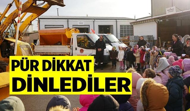 MİNİK ÖĞRENCİLER BİLECİK BELEDİYESİ ATÖLYE BİRİMİ'Nİ GEZDİ