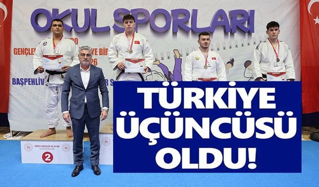 BİLECİKLİ SPORCU TÜRKİYE ÜÇÜNCÜSÜ OLDU