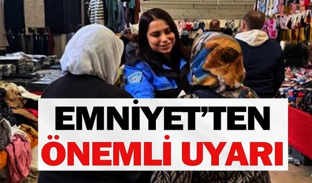 VATANDAŞLARA DOLANDIRICILIK UYARISI YAPILDI