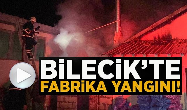 MERMER FABRİKASINDA YANGIN ÇIKTI