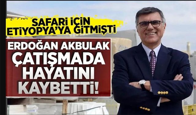 ÜNLÜ İŞ İNSANI ÇATIŞMADA HAYATINI KAYBETTİ!