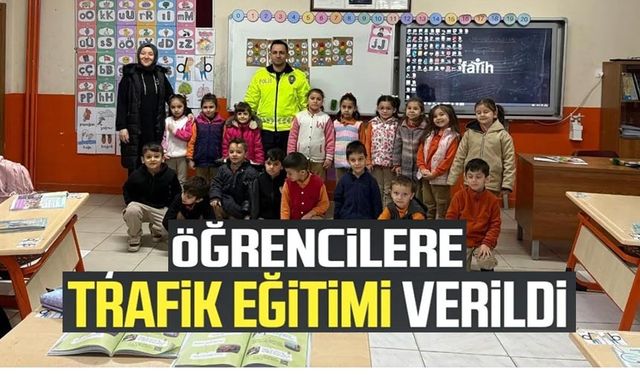 ÖĞRENCİLERE TRAFİK EĞİTİMİ