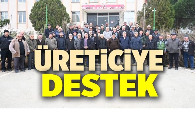 ÜRETİCİLERE 4 BİN 839 FİDAN DESTEĞİ