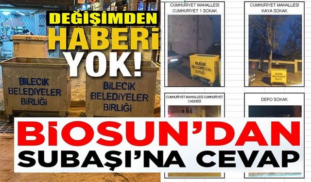 BİOSUN'DAN ÇÖP KONTEYNIRI ELEŞTİRİSİNE AÇIKLAMA
