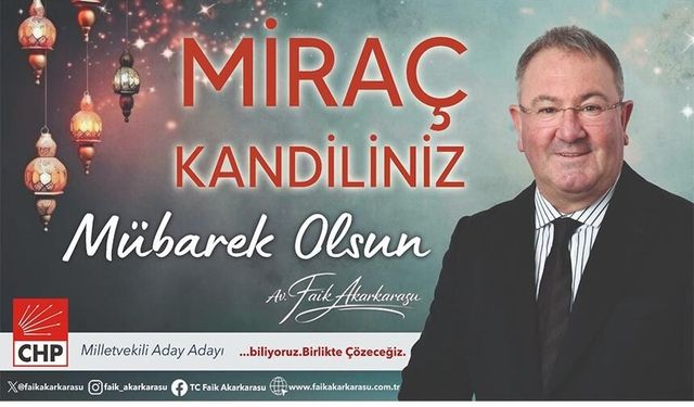 MİRAÇ KANDİLİNİZ MÜBAREK OLSUN