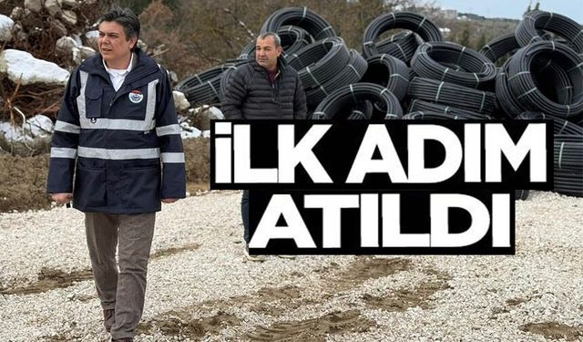 "ALTYAPI PROJESİ'NDE " İLK ADIM ATILDI