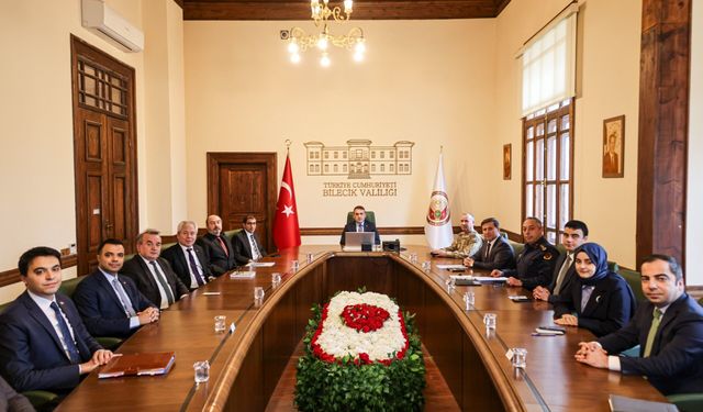 İL ASAYİŞ VE GÜVENLİK TOPLANTISI YAPILDI