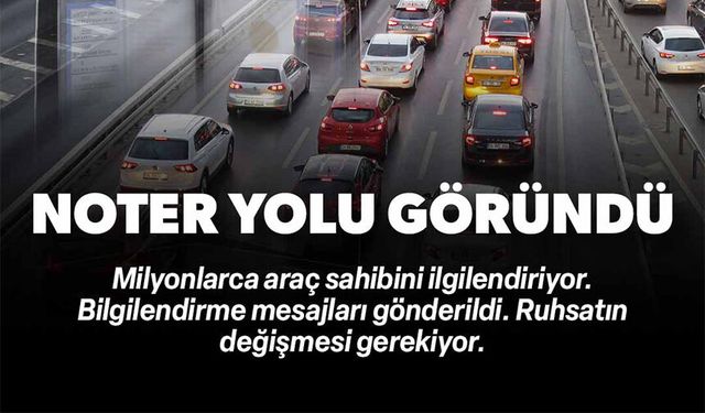 NOTER YOLU GÖRÜNDÜ
