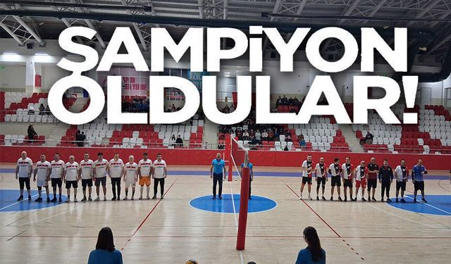 KURUMLAR ARASI VOLEYBOL TURNUVASI FİNALİ YAPILDI