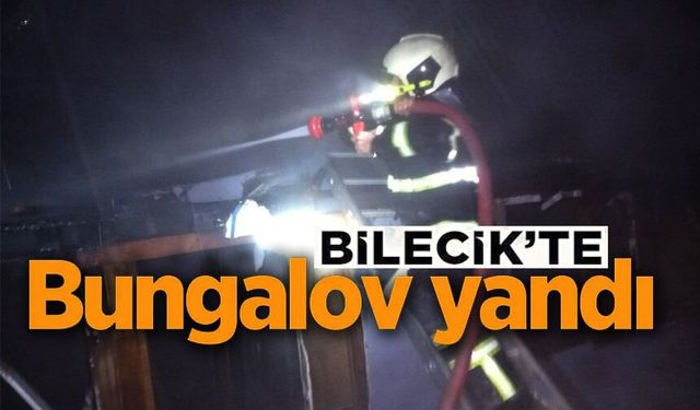 BUNGALOV YANGINI KORKUTTU