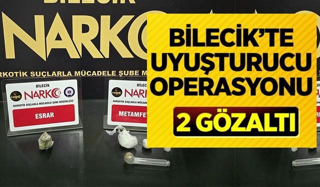 NARKOTİK OPERASYONU: 2 GÖZALTI