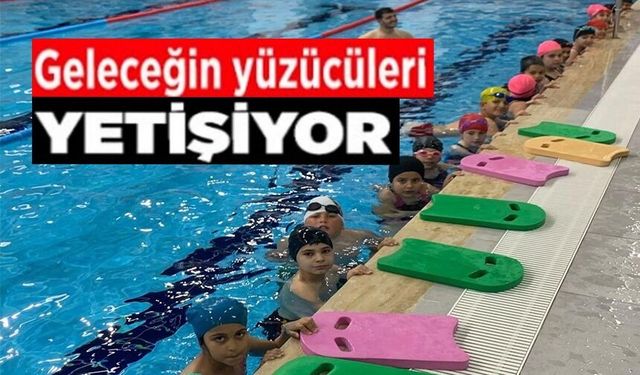 SPOR OKULLARINDA YÜZME ANTRENMANLARI SÜRÜYOR