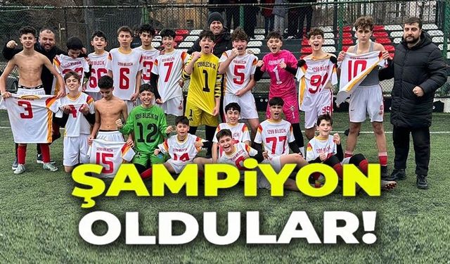 U14 BİLECİK GENÇLER LİGİ'NİN ŞAMPİYONU 1299 BİLECİKSPOR KULÜBÜ OLDU