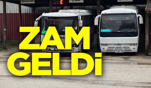 ŞEHİR İÇİ MİNİBÜS ÜCRETLERİNE ZAM GELDİ