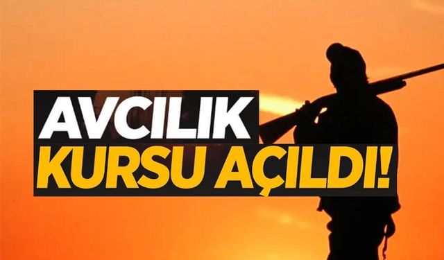 AVCILIK VE ATICILIK KURSU BAŞLADI