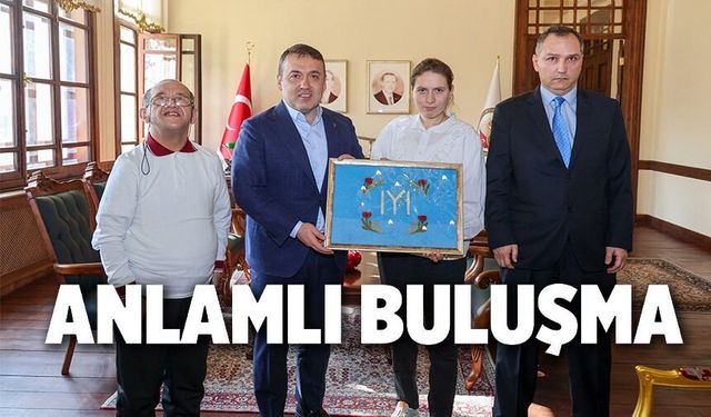 ÖZEL İHTİYAÇLI BİREYLER VALİ SÖZER'LE BİR ARAYA GELDİ