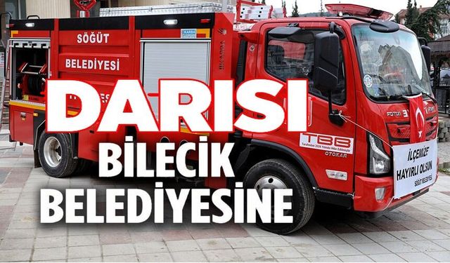 SÖĞÜT BELEDİYESİ ARAÇ FİLOSUNA YENİ İTFAİYE ARACI KAZANDIRILDI