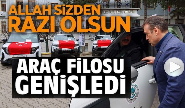 İL ÖZEL İDARESİ ARAÇ FİLOSUNU GÜÇLENDİRİYOR
