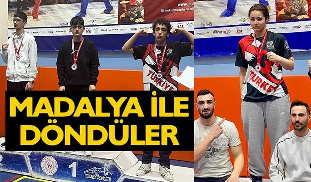 BİLECİKLİ SPORCULAR MUAYTHAİ MARMARA BÖLGE ŞAMPİYONASI'NDA DERECE YAPTI