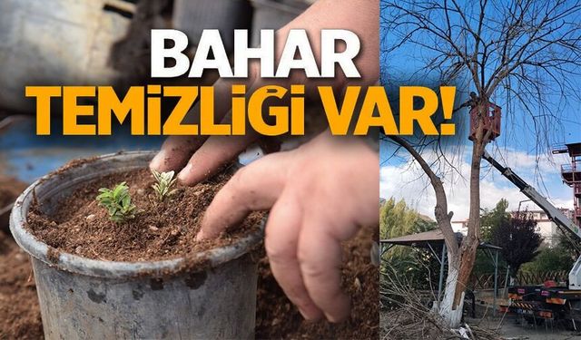 PARK VE BAHÇELERDEN BAHARA HAZIRLIK