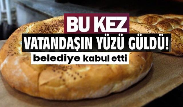 VATANDAŞIN YÜZÜ GÜLDÜ