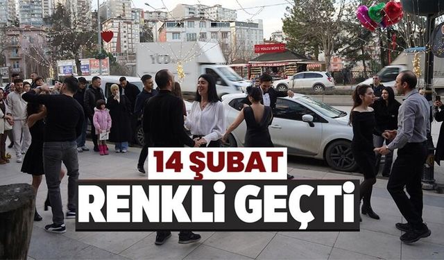 SEVGİLİLER GÜNÜ’NDE SANAT SOKAĞI RENKLİ GÖRÜNTÜLERE SAHNE OLDU