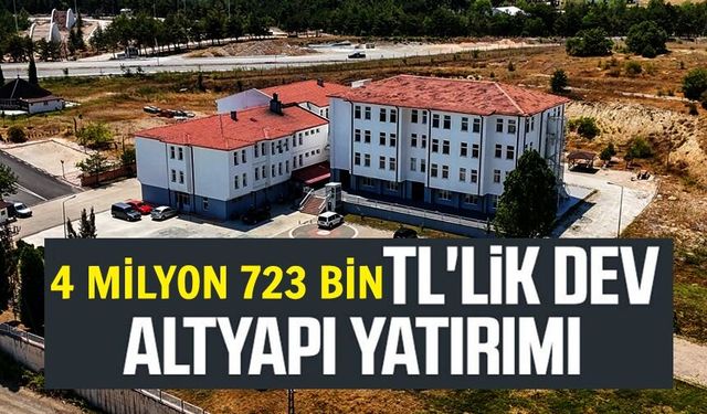 BŞEÜ'DEN 4 MİLYON 723 BİN TL'LİK ÇEVRECİ ALTYAPI YATIRIMI