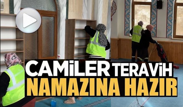 CAMİLER İLK TERAVİH NAMAZINA HAZIR