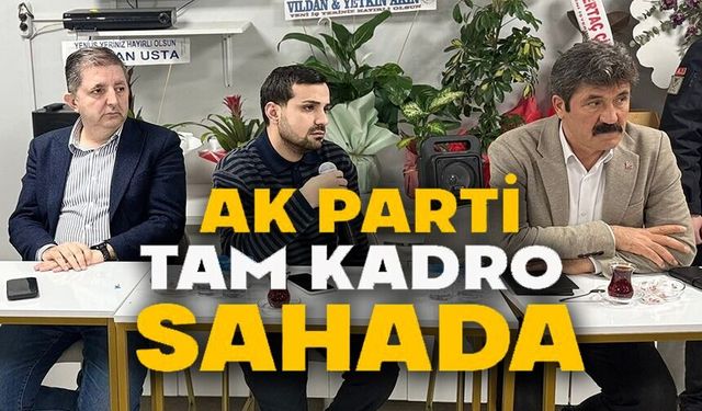 AK PARTİ BİLECİK TEŞKİLATI MAHALLE SAKİNLERİYLE BULUŞTU