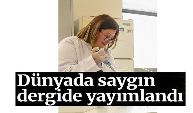 BŞEÜ'DEN DÜNYANIN EN SAYGIN DERGİLERİNDEN FOOD CHEMISTRY'DE BİR YAYIN DAHA