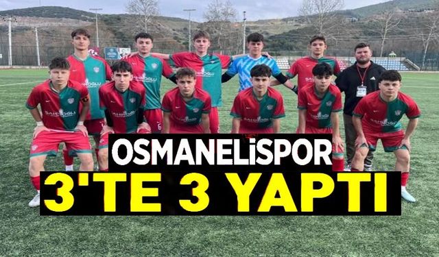U18 GENÇLER LİG'İNDE OSMANELİSPOR LİDERLİĞİ SÜRDÜRDÜ