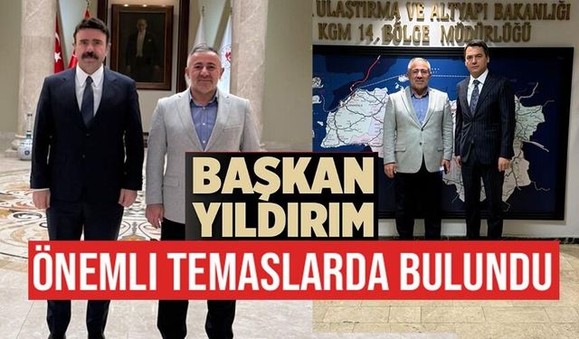 İL BAŞKANI YILDIRIM, BURSA'DA TEMASLARDA BULUNDU