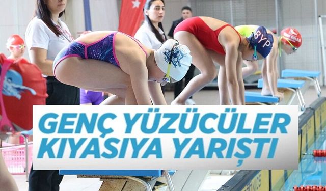 KÜÇÜK YÜZÜCÜLERDEN MADALYA MÜCADELESİ