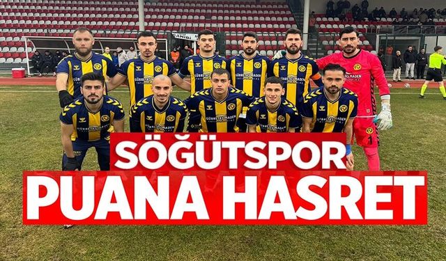SÖĞÜTSPOR PUANA HASRET KALDI