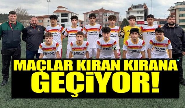 U15 GENÇLER LİGİ KIRAN KIRANA GEÇİYOR