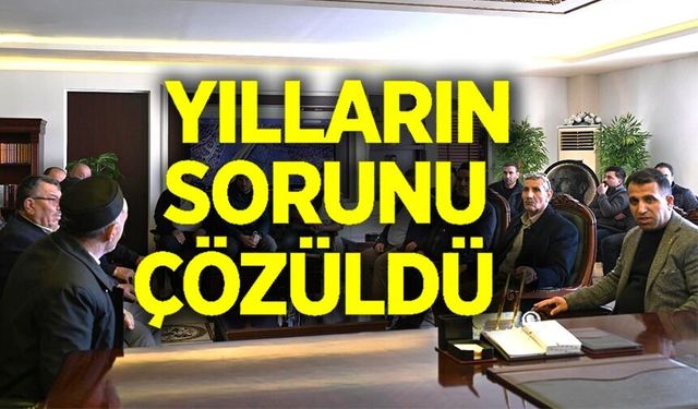 YILLARIN İMAR SORUNU ÇÖZÜLDÜ