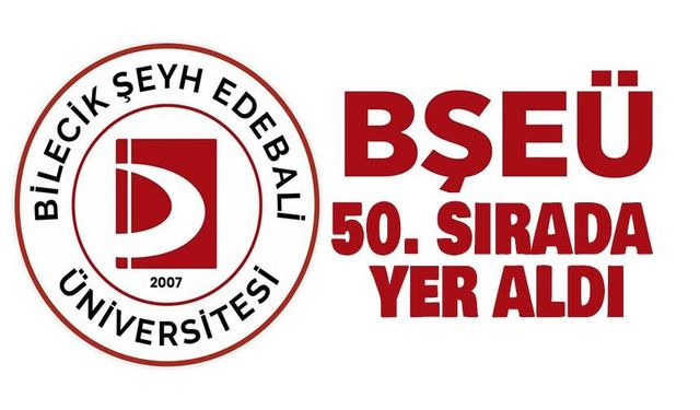 BŞEÜ ULUSLARARASI YAYINLARDA TÜRKİYE'DE 50. SIRADA