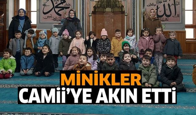 ANAOKULU ÖĞRENCİLERİ YEDİLER CAMİİ'NDE İSLAM KÜLTÜRÜNÜ ÖĞRENDİ