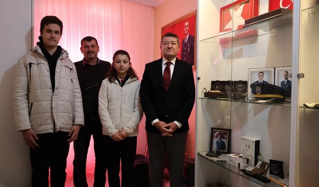 ŞEHİT İLHAN ONGAN'IN AİLESİNE ANLAMLI BULUŞMA