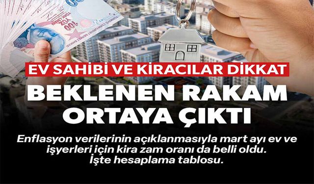 BEKLENEN RAKAM ORTAYA ÇIKTI