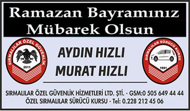 AYDIN HIZLI-MURAT HIZLI RAMAZAN BAYRAMI MESAJI
