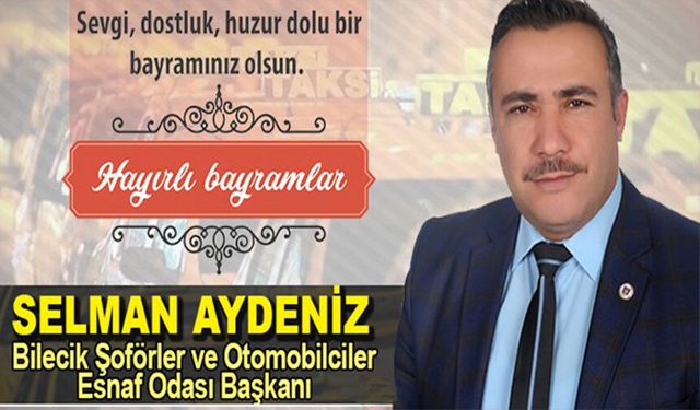SELMAN AYDENİZ RAMAZAN BAYRAMI MESAJI