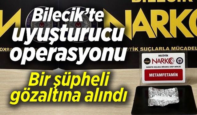 UYUŞTURUCU OPERASYONU: 1 ŞÜPHELİ YAKALANDI