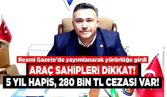 APP PLAKA KULLANANLARA 280 BİN LİRAYA KADAR CEZA KESİLECEK