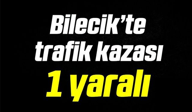 MOTOSİKLET TIRIN DORSESİNE ÇARPTI: 1 YARALI