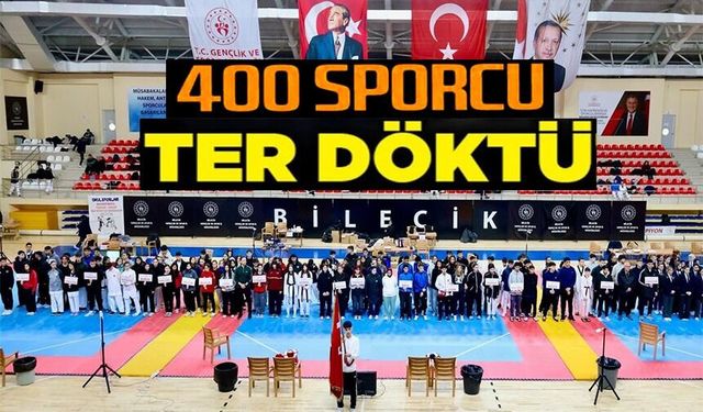 400 SPORCU TEKVANDO GRUP MÜSABAKALARINDA TER DÖKTÜ