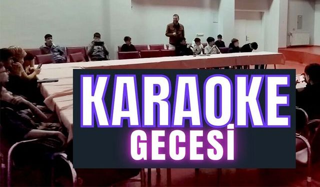 ÇOCUKLARDAN EĞLENCELİ KARAOKE GECESİ