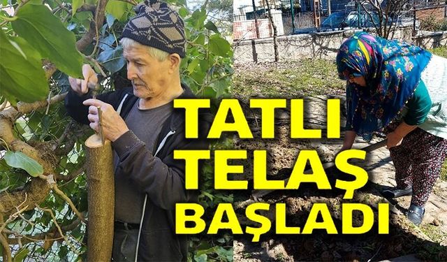 HUZUREVİNDE KALAN YAŞLILAR BAHÇEYİ GÜZELLEŞTİRİYOR