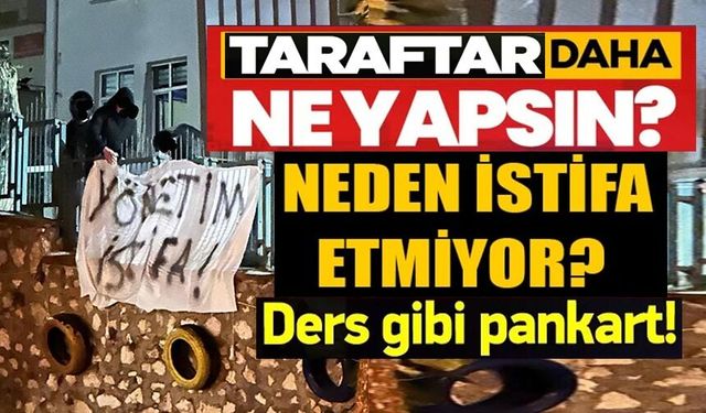 1969 BİLECİKSPOR KULÜBÜ BAŞKANI MEHMET ERGÜN'ÜN İŞ YERİNİN DUVARINA 'YÖNETİM İSTİFA' YAZISI ASTILAR