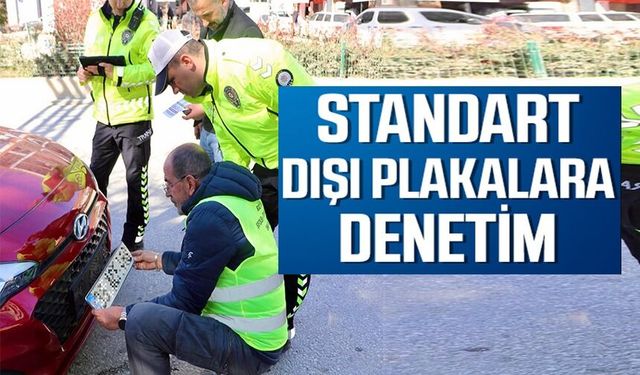 STANDART DIŞI PLAKALARA YÖNELİK DENETİM